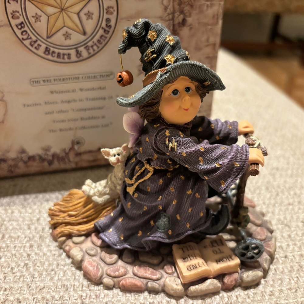Boyd’s Bears The Wee Folkstones Hilda w/Scaredy Cat &Ezra 1st Edition/ 2216